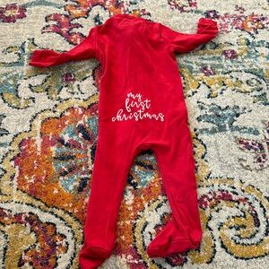 NWOT “my first Christmas” footsie pajamas